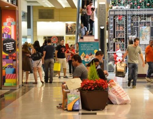Vendas de Natal caíram 1% neste ano