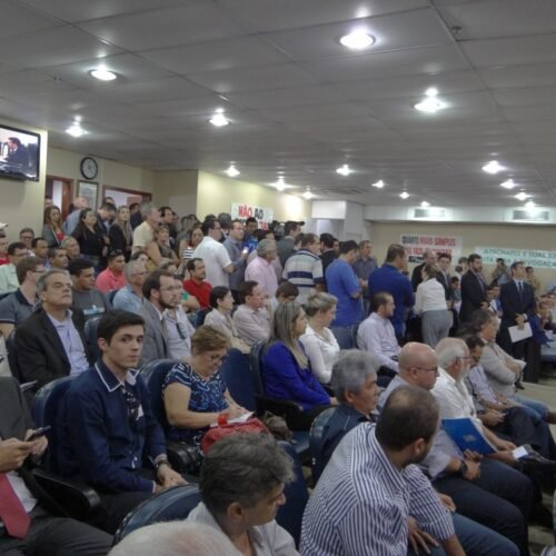 Setor produtivo mobiliza centenas de pessoas para protestar contra Decreto 380 em Audiência Pública