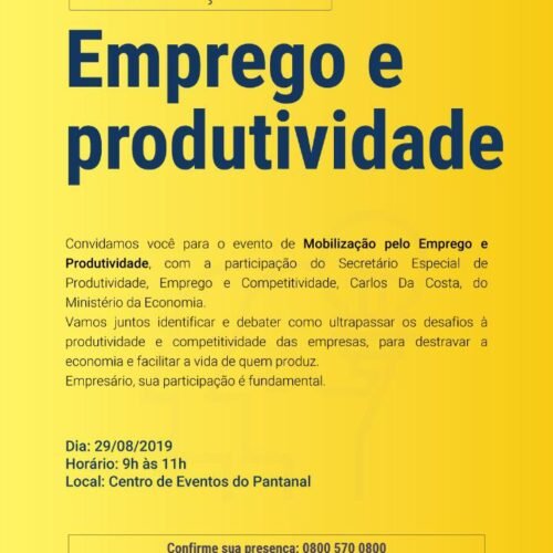 ACITS organiza caravana para o evento “Mobilização pelo Emprego e Produtividade”, em Cuiabá